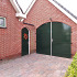 Trommel 20x30x6 cm bruin/zwart