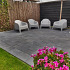 Straksteen 40x30x6 cm antraciet