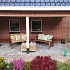Stonique trommel 20x30x6 cm grijs/zwart