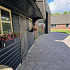 Antieke trommel betonstraatsteen 6 cm mangaan