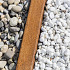 Opsluitband afdekker 6x200x6,5 cm Corten
