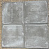 Tegel 50x50x5 met velling grijs