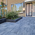 H2O comfort square 60x30x5 cm nero/grey