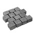 Kinderkoppen Tibet Asian Black 2.0 10x10x8 cm riven, kanten gezaagd