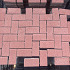 B-keus Klinker 8cm Rood structuur kleurvast