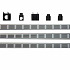 Combi-deal set ACO slimline Blank aluminium rooster
