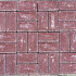 B-keus Klinker 8cm Rood structuur kleurvast