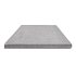 Oud Hollandse zwembadrand hoekstuk 100x100x5 cm Grijs ( 90° )
