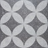GeoProArte® 60x60x4 Dark Grey Flower