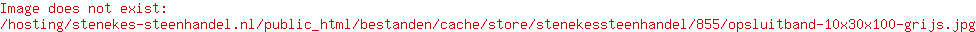 Opsluitband 10x30x100 grijs