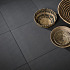 Patio square 60x60x4 cm black TOP