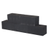 Patioblok Antraciet 45x15x15cm strak