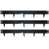 Kantopsluiting MA Edge zwart gecoat 8x106 cm (16cm incl punt)