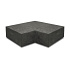 Oud Hollandse hoekstuk traptrede 40x20 cm Carbon ( 90° binnen )