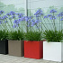 Gepoedercoat staal plantenbak Miami 80x80x60 cm Andere RAL-kleur