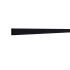 Aluminium sight plank Zwart 2x5x178,5 cm