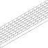 ACO Highline Maasrooster Verzinkt 30/10, L=100cm