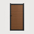 Fency Poort Horizontaal zwart 97x186 cm