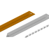 Platte grondpen t.b.v. Flexline en Rigidline 100 en 150 mm Weervast