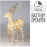 Rendier grijs 50 cm LED