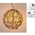 Bal zwart 18 cm LED