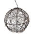 Bal zwart 18 cm LED