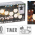 Feestverlichting 10 lampjes mat rond