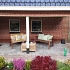 Stonique trommel 20x30x6 cm grijs/zwart