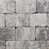 Stonique trommel 21x14x7 cm grijs/zwart