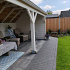 Patio brick 8 cm black TOP komo
