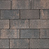 Nature top betonstraatsteen 8 cm rusty black mini facet komo