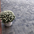 Nature top betonstraatsteen 8 cm nero/grey mini facet komo