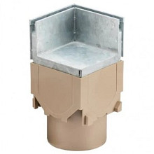 ACO Euroline hoekelem. met Slot-rooster