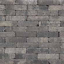 Stonique trommel waalformaat 7 cm grijs/zwart