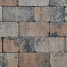 Antieke trommel betonstraatsteen 6 cm musselkalk