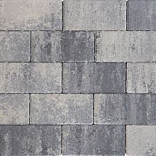 Design brick 6 cm nero/grey komo