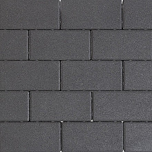 Design brick 8 cm black mini facet komo