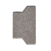 H-verbandsteen half 8 cm grijs komo