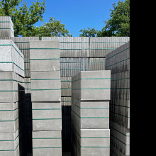 B-keus tegel 50x50x5 Grijs met velling