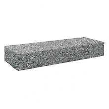 Bloktrede Tibet Dark Grey G654 100x35x15 cm rondom gezaagd en gevlamd, met facet