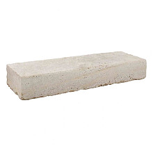 Bloktrede Travertin Ivory Cream 100x35x15 cm soft finish