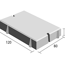 Verhardingsplaten 120x80x12 cm