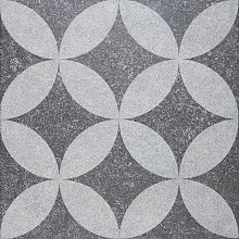 GeoProArte® 60x60x4 Dark Grey Flower