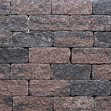 Roccia getrommeld 30x12x12cm Bruin/Zwart