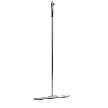 WS RVS Vloertrekker met aansluiting voor (Gardena) tuinslang incl. kraantje